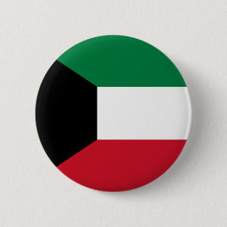 Kuwait Flag Pinback Button