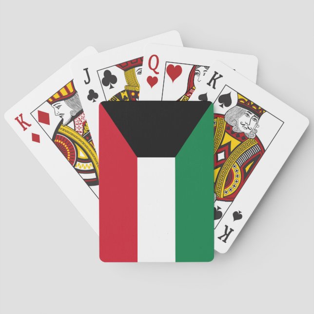 Kuwait Flag Poker Cards (Back)