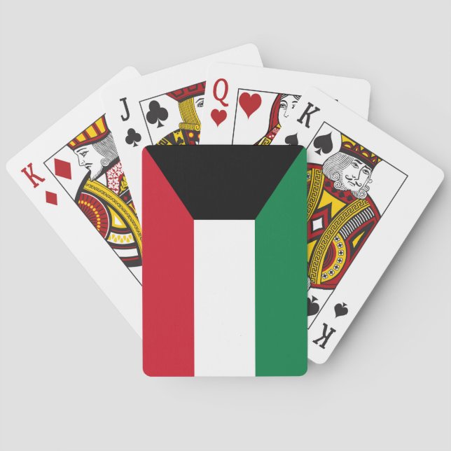 Kuwait Flag Poker Cards (Back)