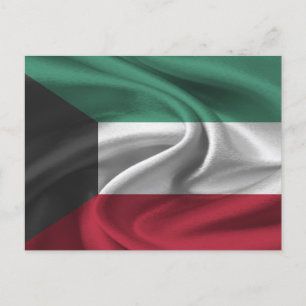 Kuwait Flag Postcard