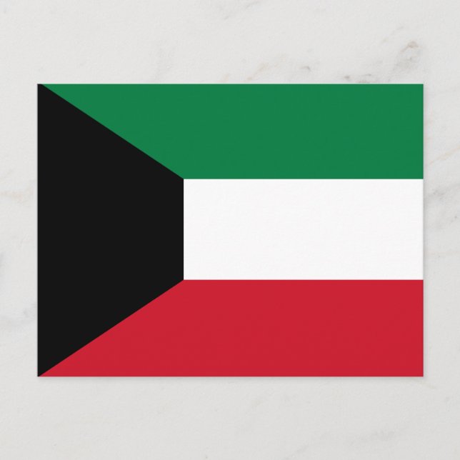 Kuwait Flag Postcard (Front)