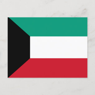 Kuwait Flag Postcard