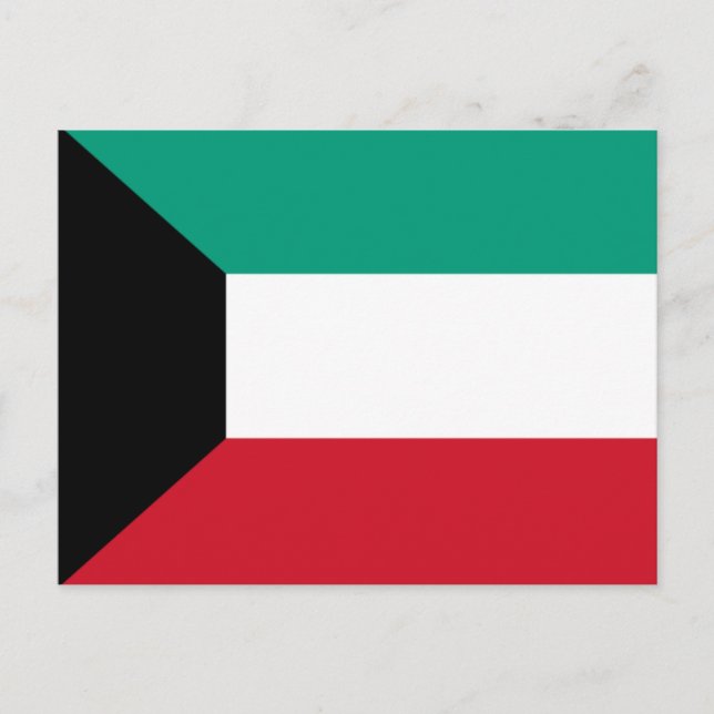 Kuwait Flag Postcard (Front)