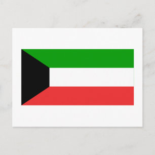 Kuwait Flag Postcard
