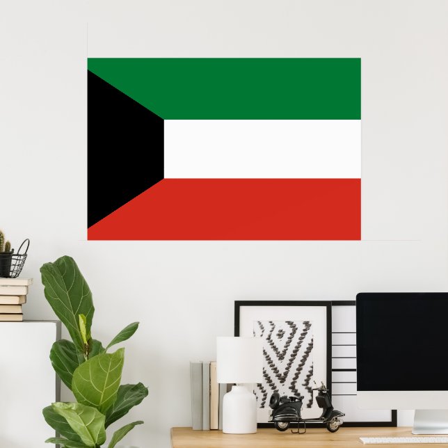 Kuwait flag poster (Home Office)