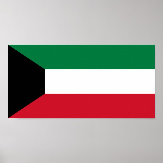 Kuwait Flag Poster (Front)