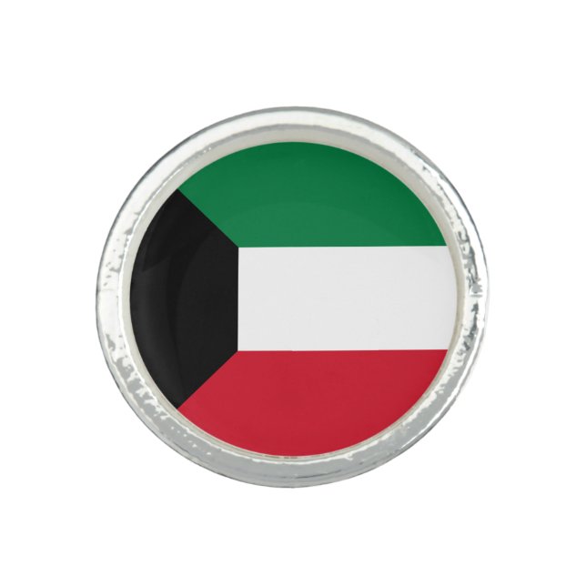 Kuwait Flag Ring (Front)