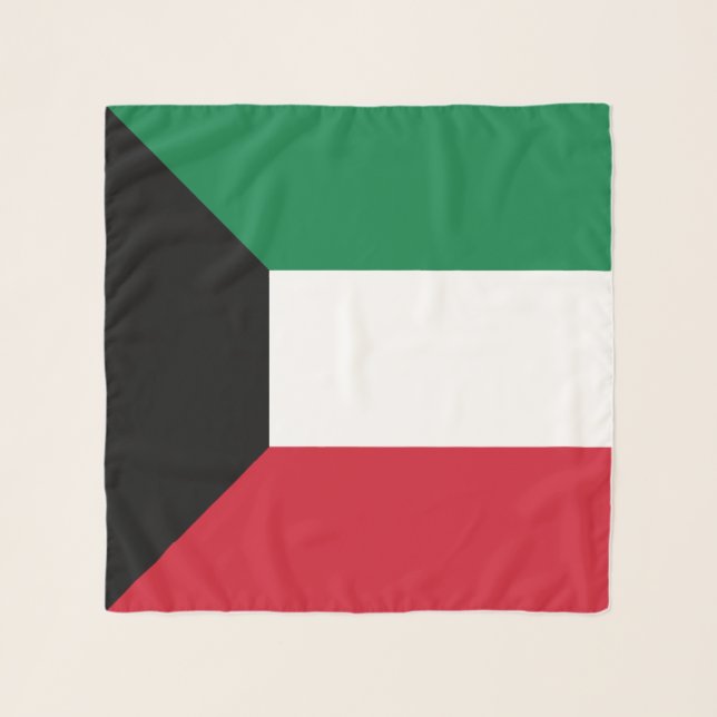 Kuwait Flag Scarf (Front)