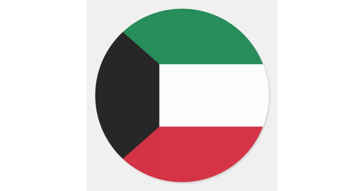 Kuwait Sticker Kuwait Flag Sticker | Zazzle