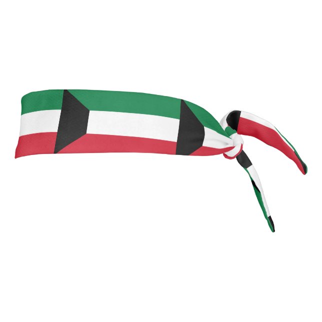 Kuwait Flag Tie Headband (Rotate 90)