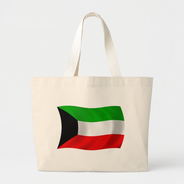 Kuwait Flag Tote Bag (Front)