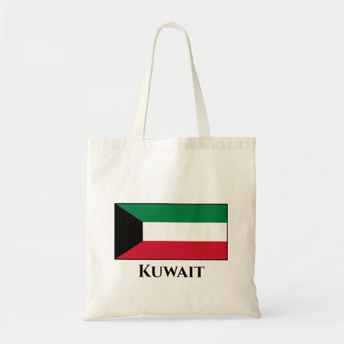 Kuwait Flag Tote Bag