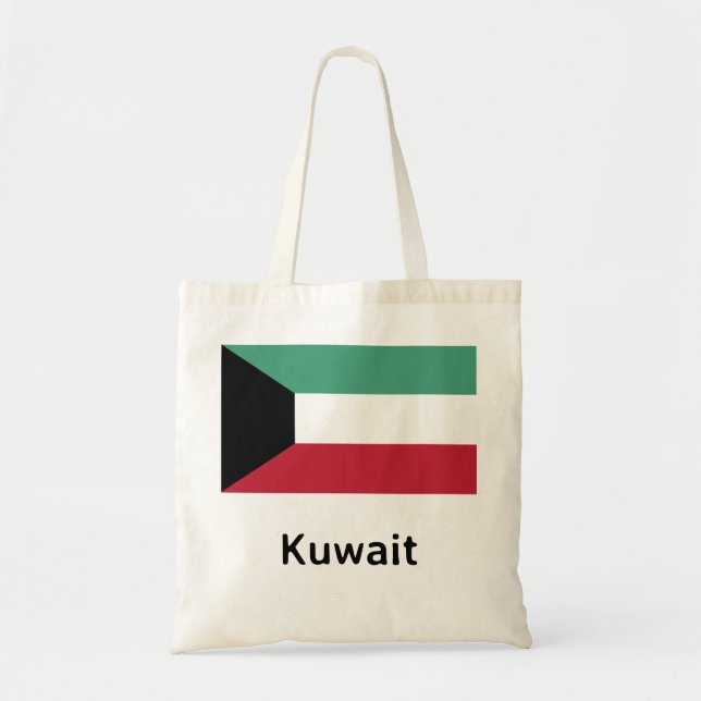 Kuwait Flag Tote Bag (Front)