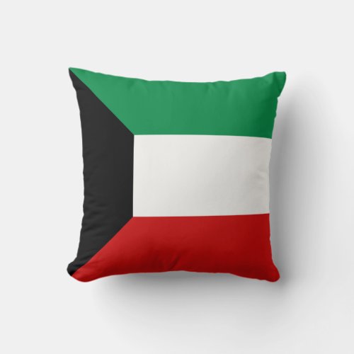Kuwait Flag x Flag Pillow
