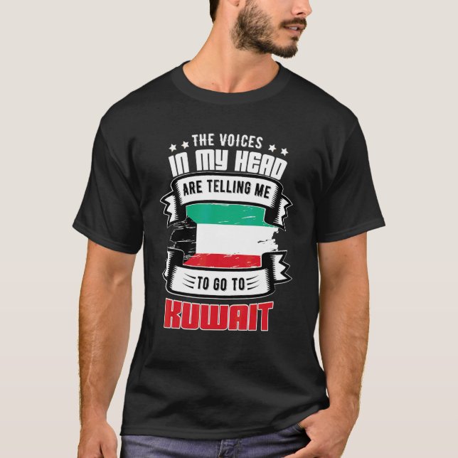 Kuwait In My Head T-Shirt (Front)