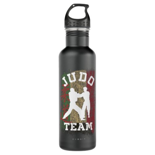 Kuwait Judo Fighter Japanese Martial Arts Judoka S Stainless Steel Water Bottle