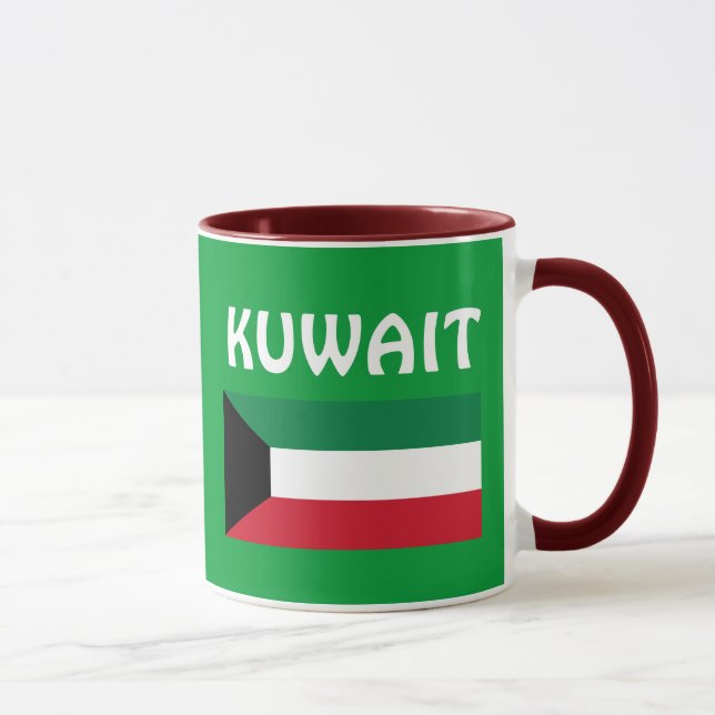 Kuwait* KW Country Code Mug (Right)