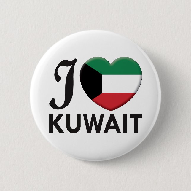 Kuwait Love Button (Front)