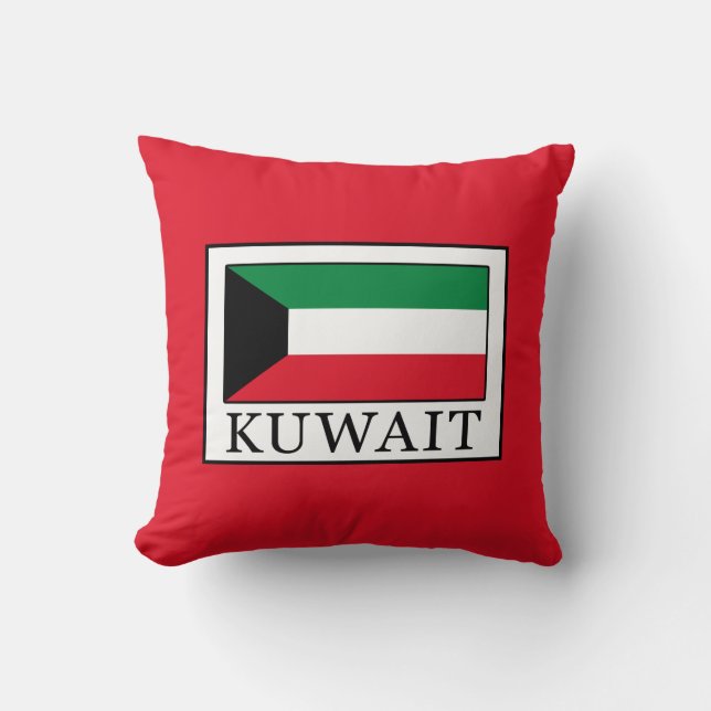 Kuwait Throw Pillow (Front)