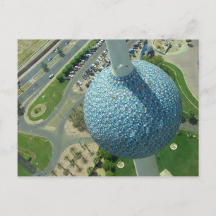 Kuwait towers Birdseye view Postcard