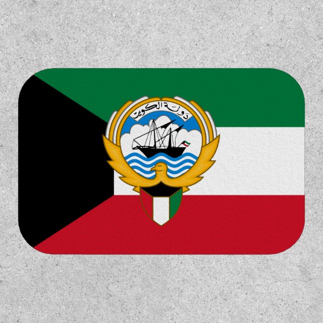 Kuwaiti Flag & Emblem, Flag of Kuwait Patch (Front)