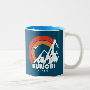Kuwohi North Carolina Tennessee Sun Eagle Two-Tone Coffee Mug
