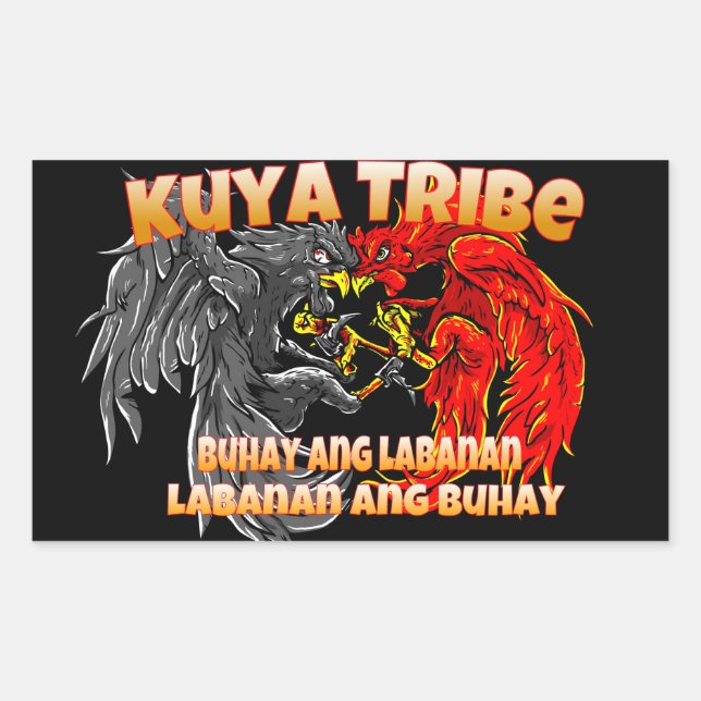 Kuya Tribe Glossy Sticker (Front)