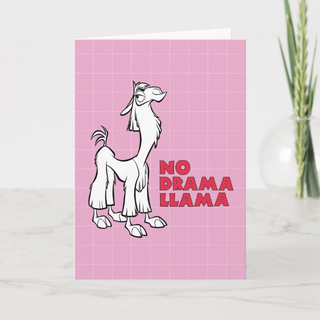 Kuzco - No Drama Llama Card (Front)