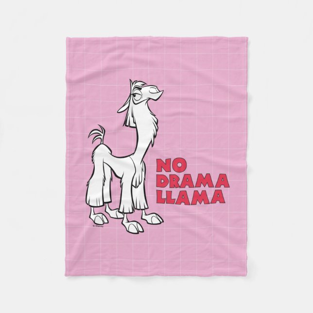 Kuzco - No Drama Llama Fleece Blanket (Front)