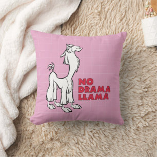 Kuzco - No Drama Llama Throw Pillow