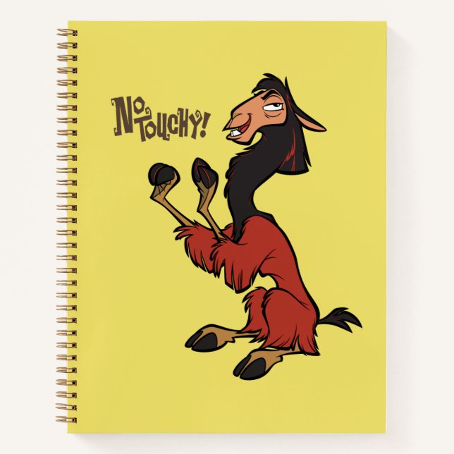 Kuzco - No Touchy Notebook (Front)