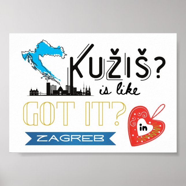 Kužiš? Zagreb Croatia  Poster (Front)
