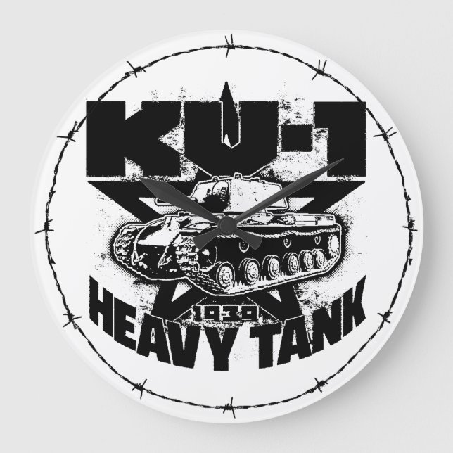 KV-1 Large Clock Acrylic Wall Clock (Front)