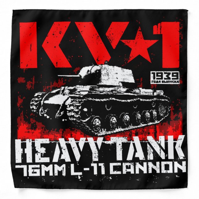 KV-1 Soviet heavy tank Bandana (Front)