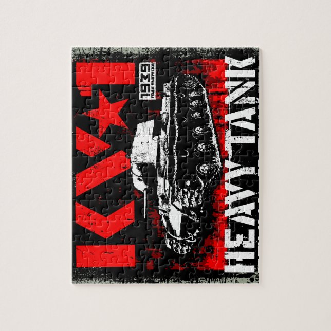 KV-1 Soviet heavy tank Jigsaw Puzzle (Vertical)