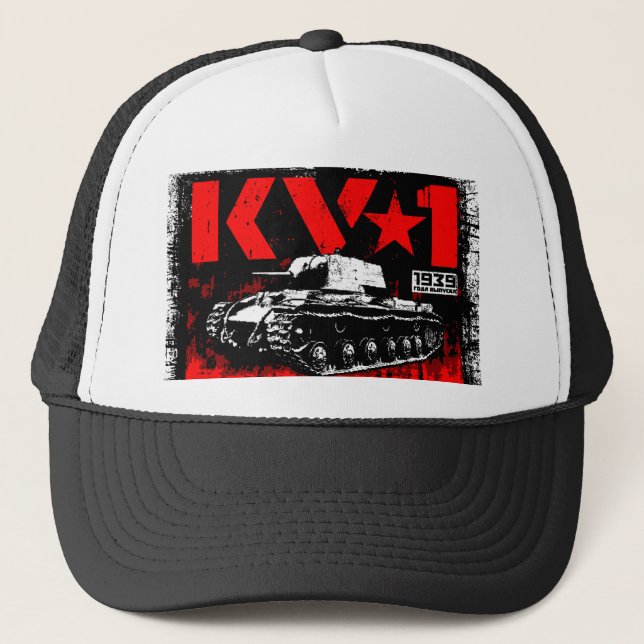 KV-1 Soviet heavy tank Trucker Hat (Front)