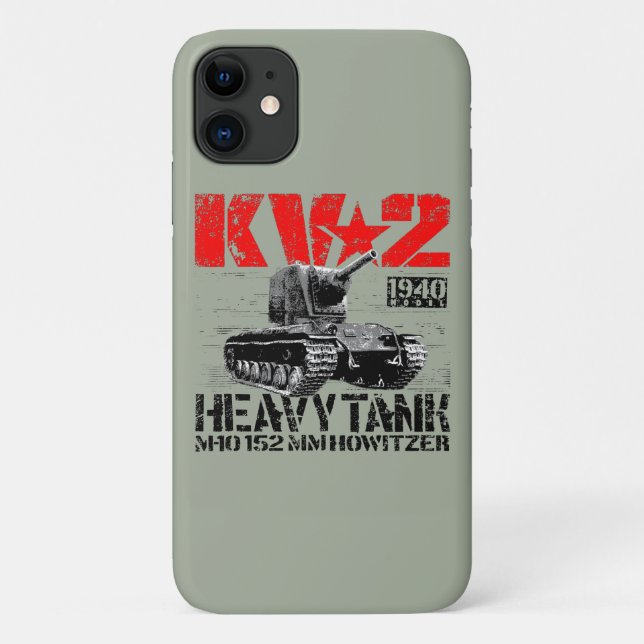 KV-2 Soviet heavy tank Case-Mate iPhone Case (Back)