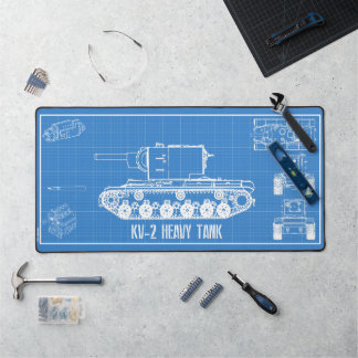 KV-2 tank Desk Mat