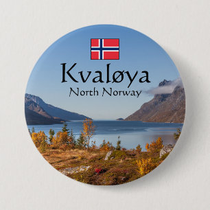 Kvaloya Island Norway Button