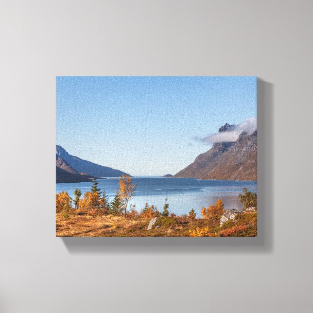 Kvaloya Island Norway Canvas Print (Front)