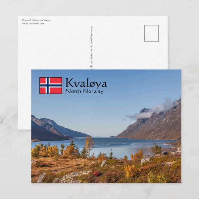 Kvaloya Island Norway Postcard (Front/Back)