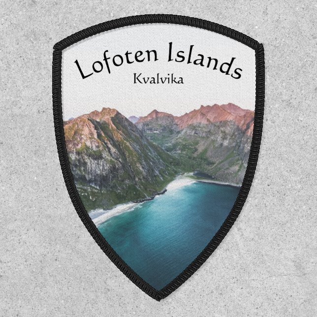 Kvalvika Beach Lofoten Islands Patch (Front)