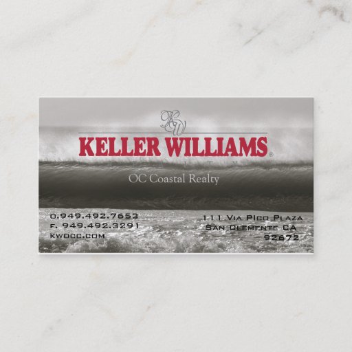 Customizable KW offshore wall Business Card Templates