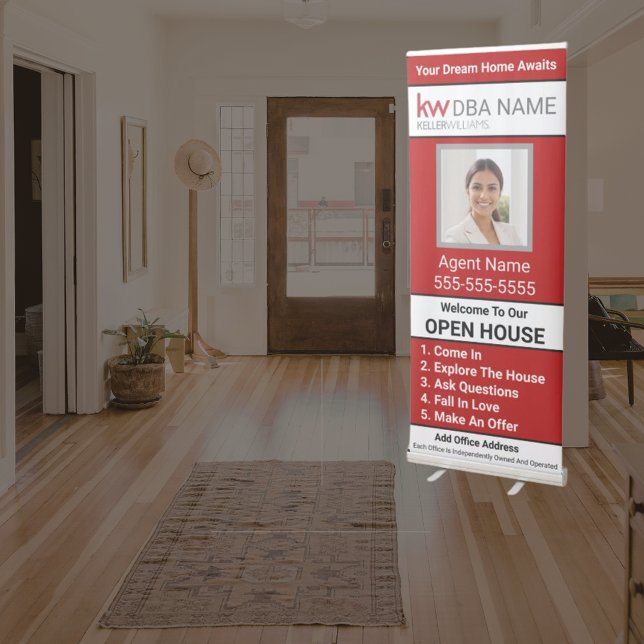 KW Real Estate Realtor Retractable Banner Sign   (Creator Uploaded)