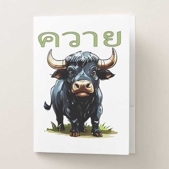 Kwai - Water Buffalo Pocket Folder (Front)
