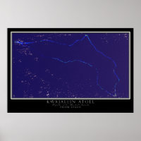 Kwajalein Atoll Marshall Islands Satellite Map