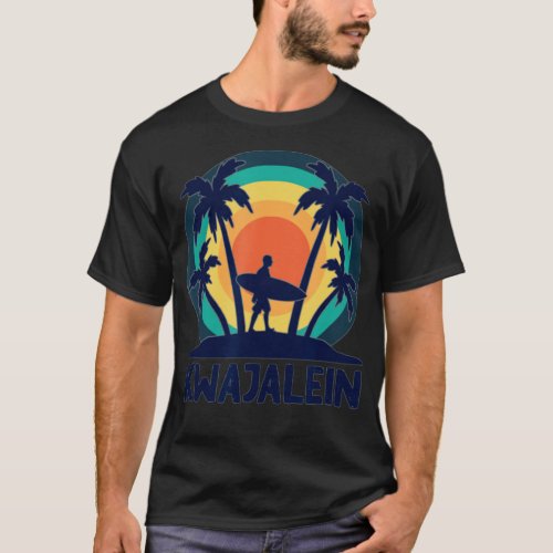 Kwajalein Marshall Islands Kwaj Surfing Emon Beach T_Shirt