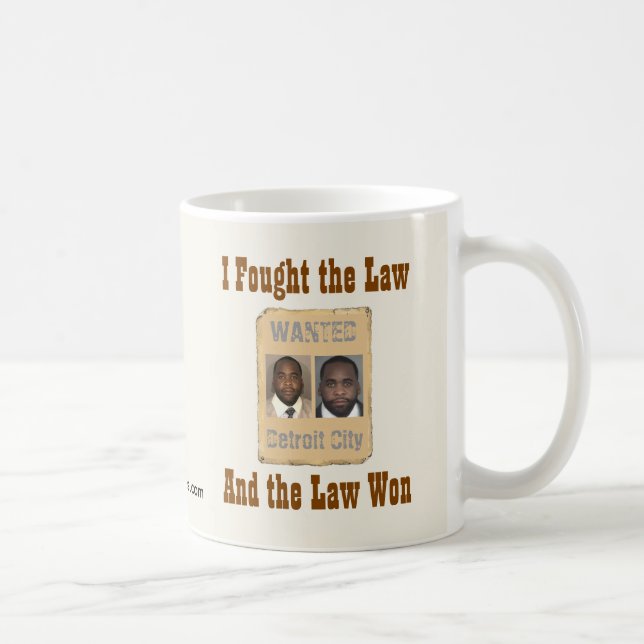 Kwame - I Fought the Law Coffee Mug (Right)