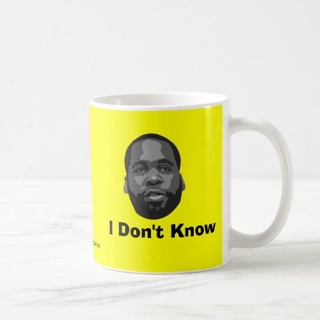 Kwame Kilpatrick:  I Don't Know Coffee Mug (Right)