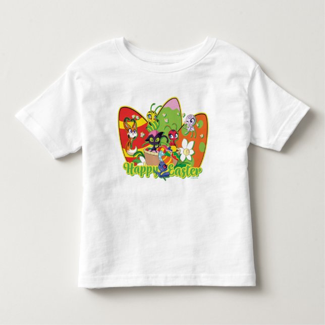 Kwamis Happy Easter Toddler T-shirt (Front)